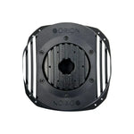 10-inch subwoofer with textured black front panel and metal vent cutouts