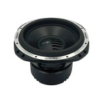 12-inch subwoofer woofer with black dust cap and silver outer mounting ring