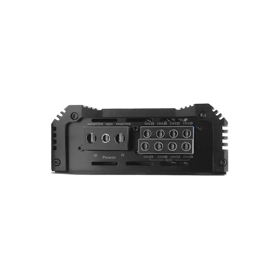 Car amplifier rear wiring terminals and power controls, Orion XTRPRO