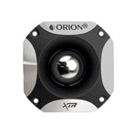 ORION XTR super bullet tweeter with black and silver faceplate, mounting holes