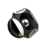 ORION XTR super bullet tweeter angled view, black housing with mounting screws
