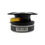ORION XTR super bullet tweeter side view with yellow connector and black base