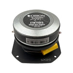 ORION XTR super bullet tweeter rear view with printed specs and barcode label