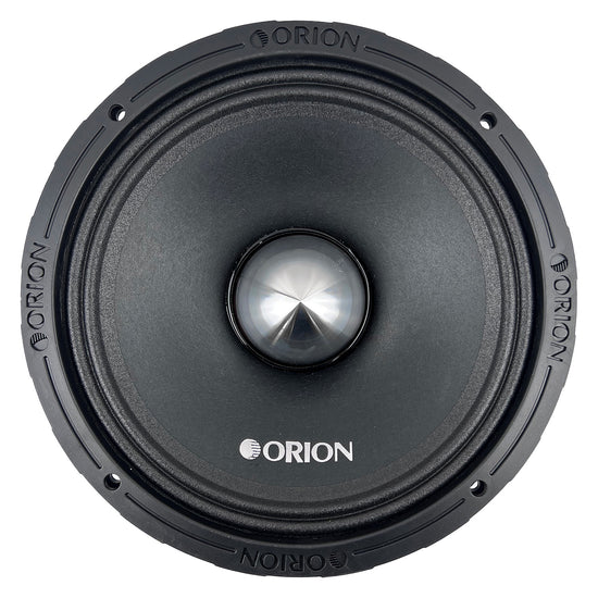 10-inch bullet midrange speaker with black cone and silver center dome