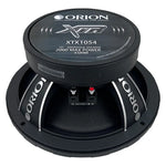Bullet midrange speaker top plate with Orion logo and XTX1054 label