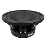 10 in midrange speaker driver rear view with terminals and black cone surround