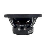 Orion 6.5" midrange speaker underside with wiring terminals and metal bracket