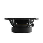 Black 6x9 in midrange speaker driver top view showing frame and terminals