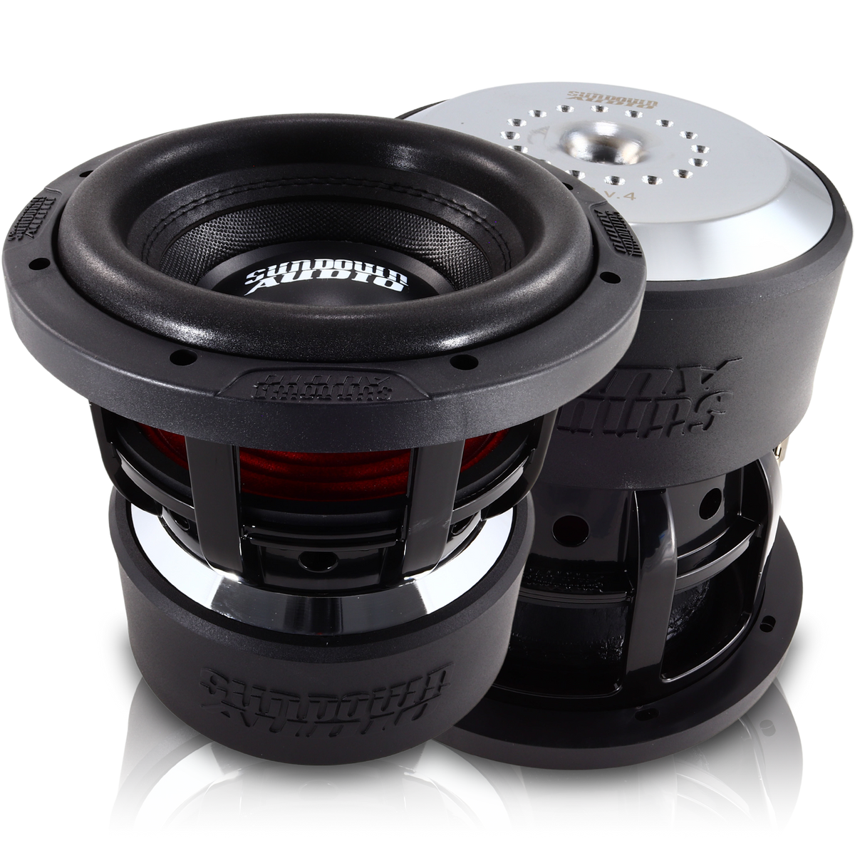 Sundown Audio X-Series v.4 8" Subwoofer | Dual 2 & 4 Ohm | 2500W Peak Power