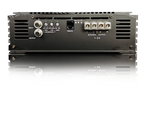 Sundown Audio mono amplifier rear panel with input controls and speaker output