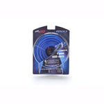 4 gauge amplifier wiring kit retail package with blue cable and connectors