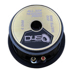6.5-inch speaker driver with beige dust cap and two metal wiring terminals