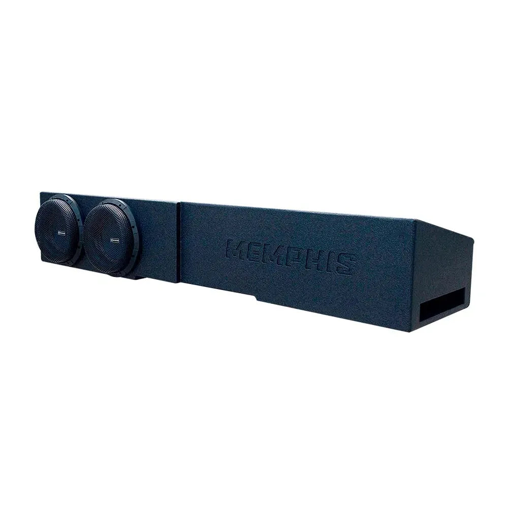 Memphis MJMECHEV8D1V2 Dual 8" Loaded Enclosure GMC Crew Cab 2007+