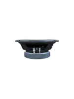 Audio Xtreme midrange speaker driver underside with mounting flange and terminals
