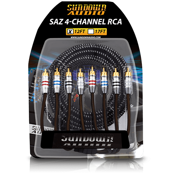 SAZ4-12FT SAZ 4-Channel RCA Interconnects