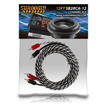 SB2-12FT 2-Channel RCA Interconnect Cables