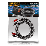 SB2-25FT 2-Channel RCA Interconnect Cables