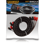 SB4-25FT 4-Channel RCA Interconnect Cables