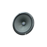 6.5-inch car woofer speaker with gray cone and black mounting ring