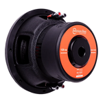 American Bass 12-inch car subwoofer with orange logo label and black cone, red markings