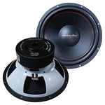 American Bass subwoofer with black driver module and white mounting plate