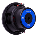 American Bass XO 10 in car subwoofer rear panel, blue label, dual 4 ohm terminals