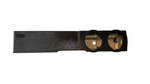 Dual 8-inch subwoofer box combo with two circular openings and metal mounting inserts